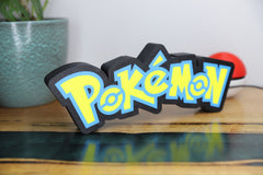Pokemon Logo Light Box - The 3D Print Smiths