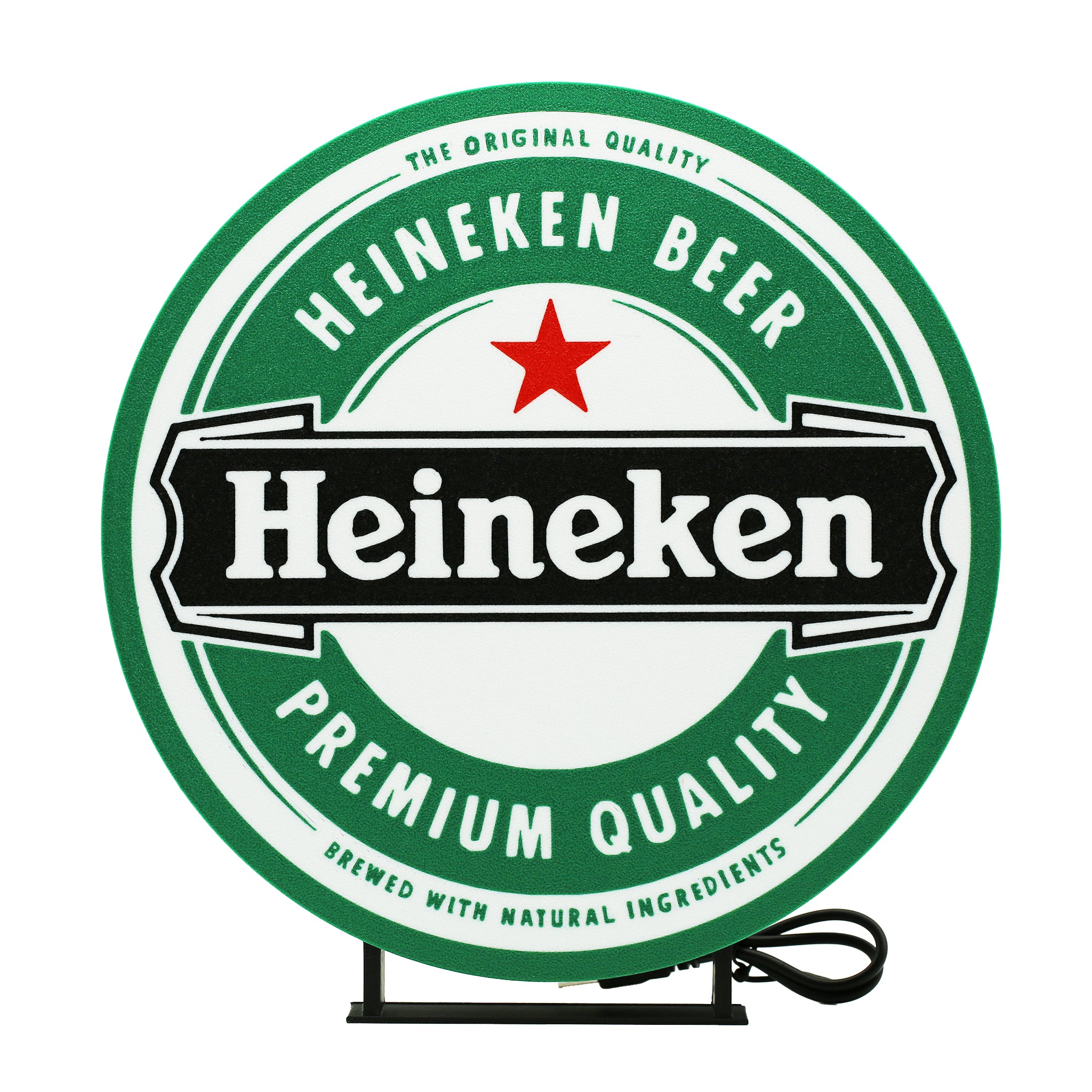 Heineken Beer Logo Light Box - The 3D Print Smiths