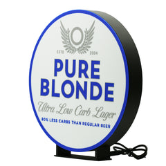 Pure Blonde Beer Light Box - The 3D Print Smiths