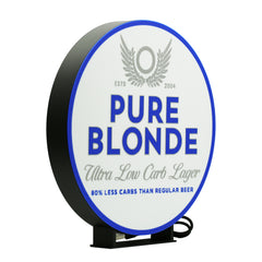 Pure Blonde Beer Light Box - The 3D Print Smiths