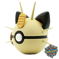 Meowth Character Ball 3D Printed Collectable
