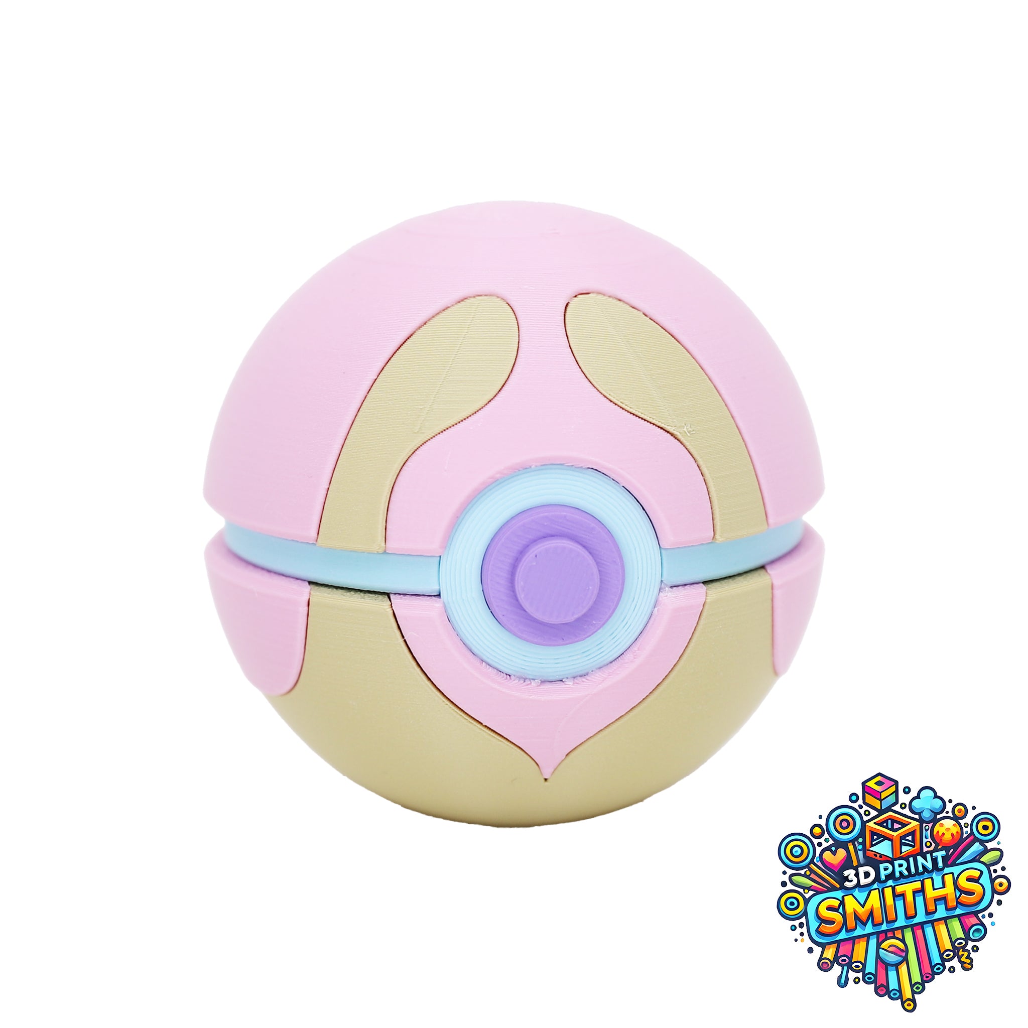 Pokemon Heal Ball PokeBall Replica - The 3D Print Smiths