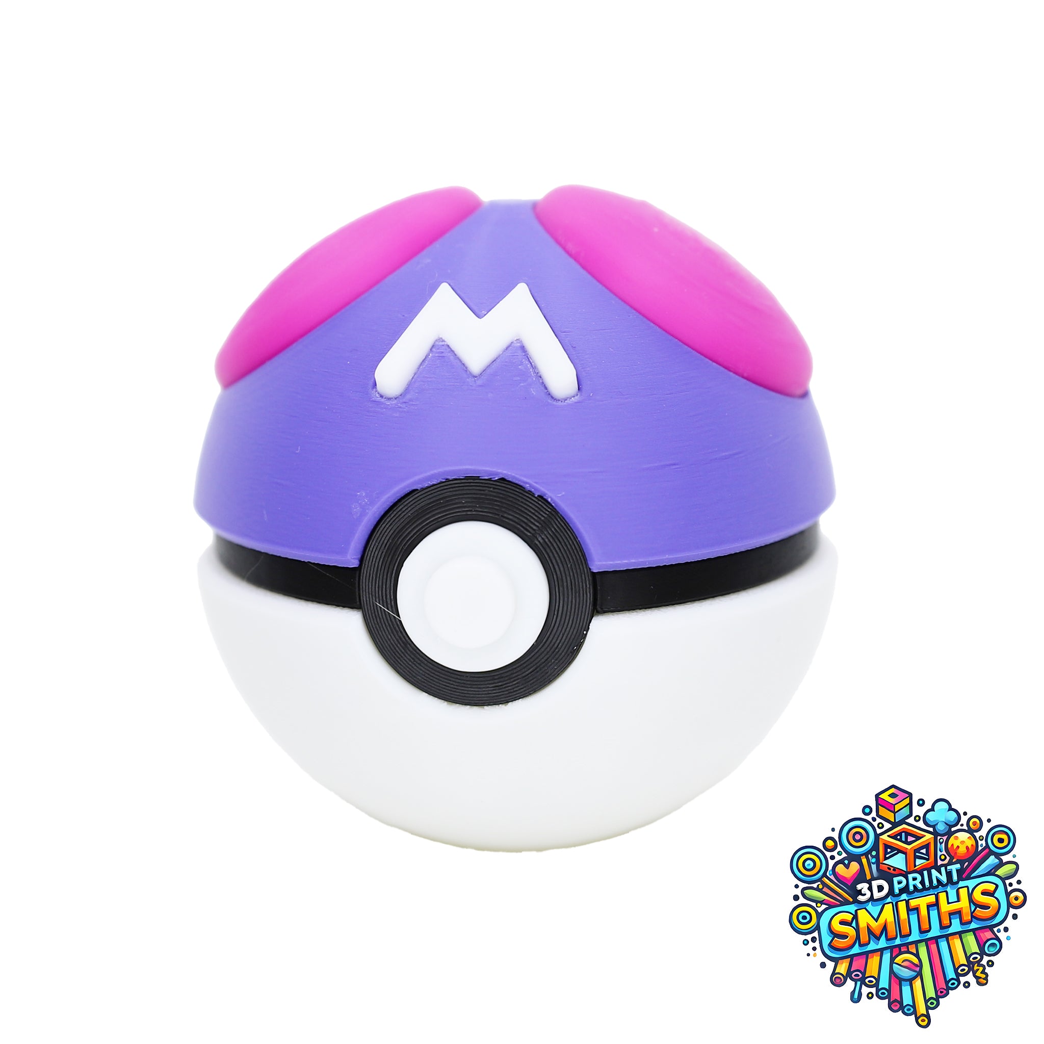 Pokemon Master Ball PokeBall Replica - The 3D Print Smiths