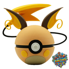 Raichu Character Ball 3D Printed Collectable