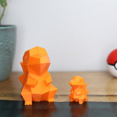 Low Poly 3D Printed Cyndaquil Figurine - Retro Pokemon Model - The 3D Print Smiths