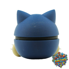 Snorlax Character Ball 3D Printed Collectable
