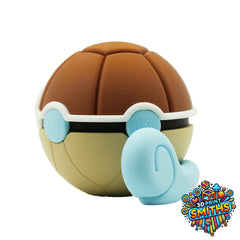 Squirtle Character Ball 3D Printed Collectable