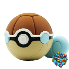 Squirtle Character Ball 3D Printed Collectable