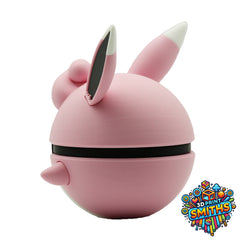 Wigglytuff Character Ball 3D Printed Collectable
