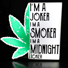 Joker, Smoker, Midnight Toker Light Box - The 3D Print Smiths