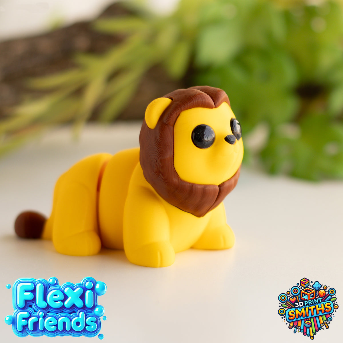 FlexiFriend African Lion - Flexible 3D Printed Toy