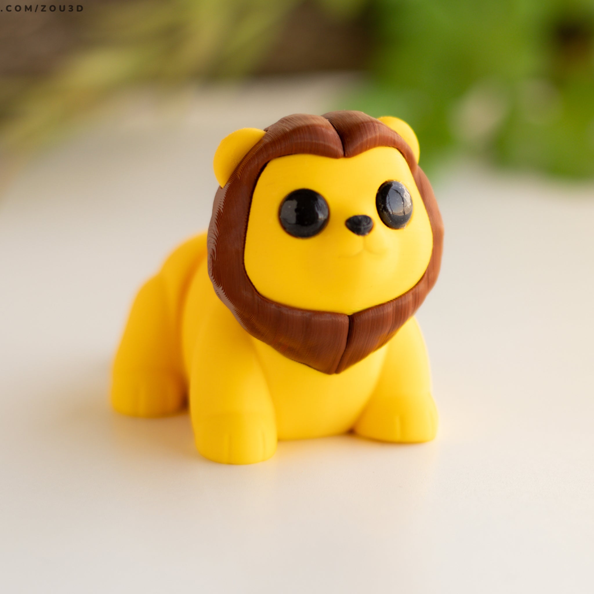 FlexiFriend African Lion - Flexible 3D Printed Toy