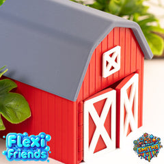 Flexi Friends Animal Barn With Moving Doors