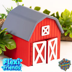 Flexi Friends Animal Barn With Moving Doors
