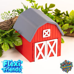 Flexi Friends Animal Barn With Moving Doors