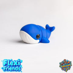 Flexi Friend Baby Blue Whale - Flexible 3D Printed Toy