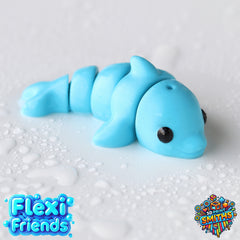 FlexiFriend Dolphin - Flexible 3D Printed Toy