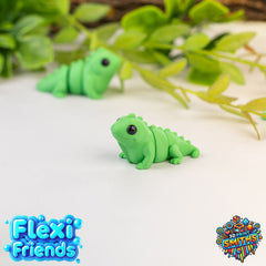 Flexi Friend Baby Iguana - Flexible 3D Printed Toy