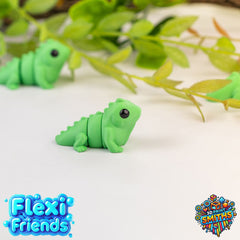 Flexi Friend Baby Iguana - Flexible 3D Printed Toy