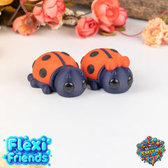 Flexi Friend Baby Ladybug - Flexible 3D Printed Toy