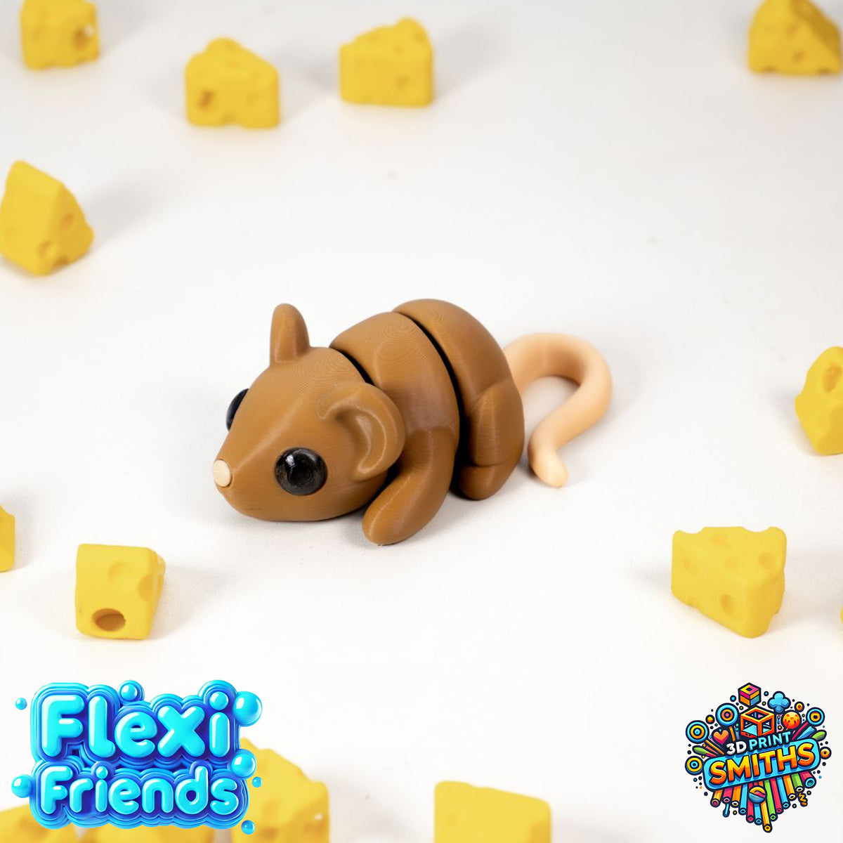 Flexi Friend Baby Mouse - Flexible 3D Printed Toy