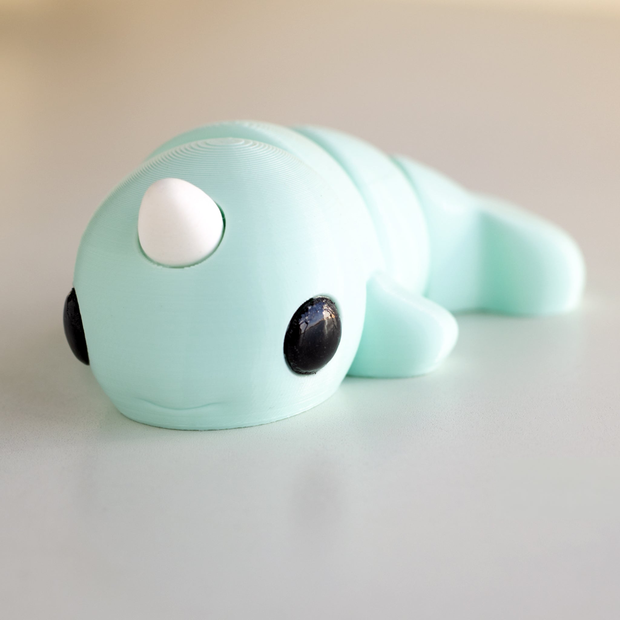 Flexi Friend Narwhale - Flexible 3D Printed Toy - The 3D Print Smiths