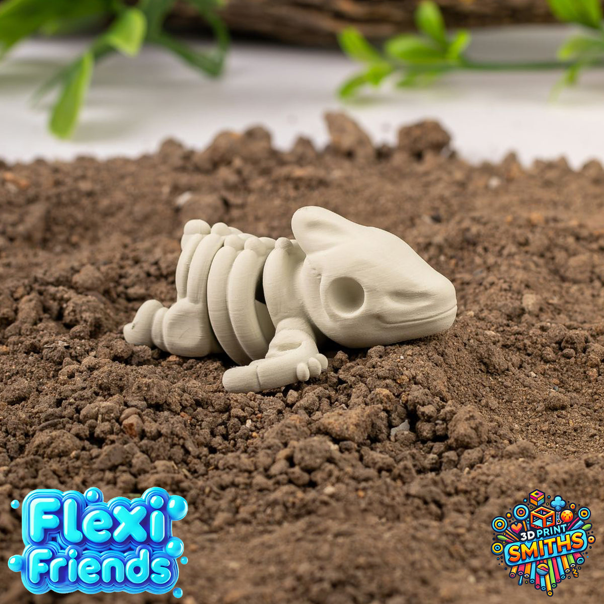 Flexi Friend Pterodactyl Skeleton - Flexible 3D Printed Toy