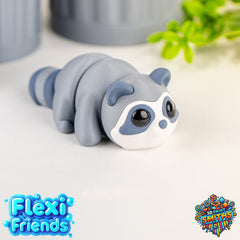 Flexi Friend Baby Raccoon - Flexible 3D Printed Toy