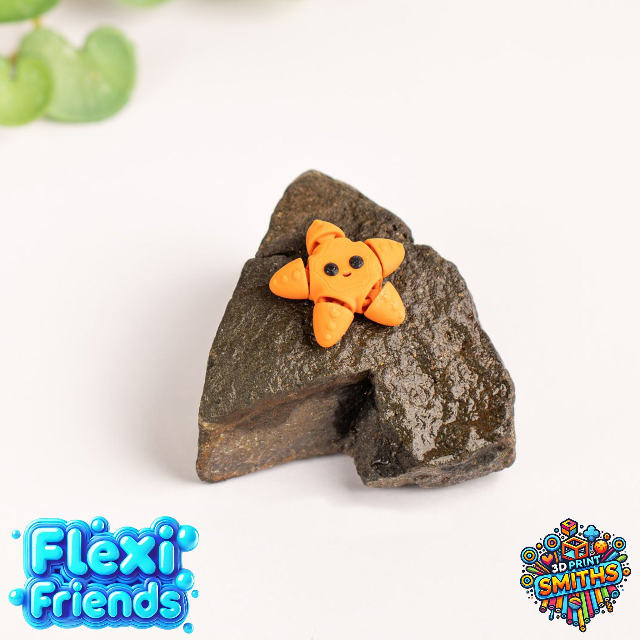 Flexi Friend Starfish - Flexible 3D Printed Toy - The 3D Print Smiths