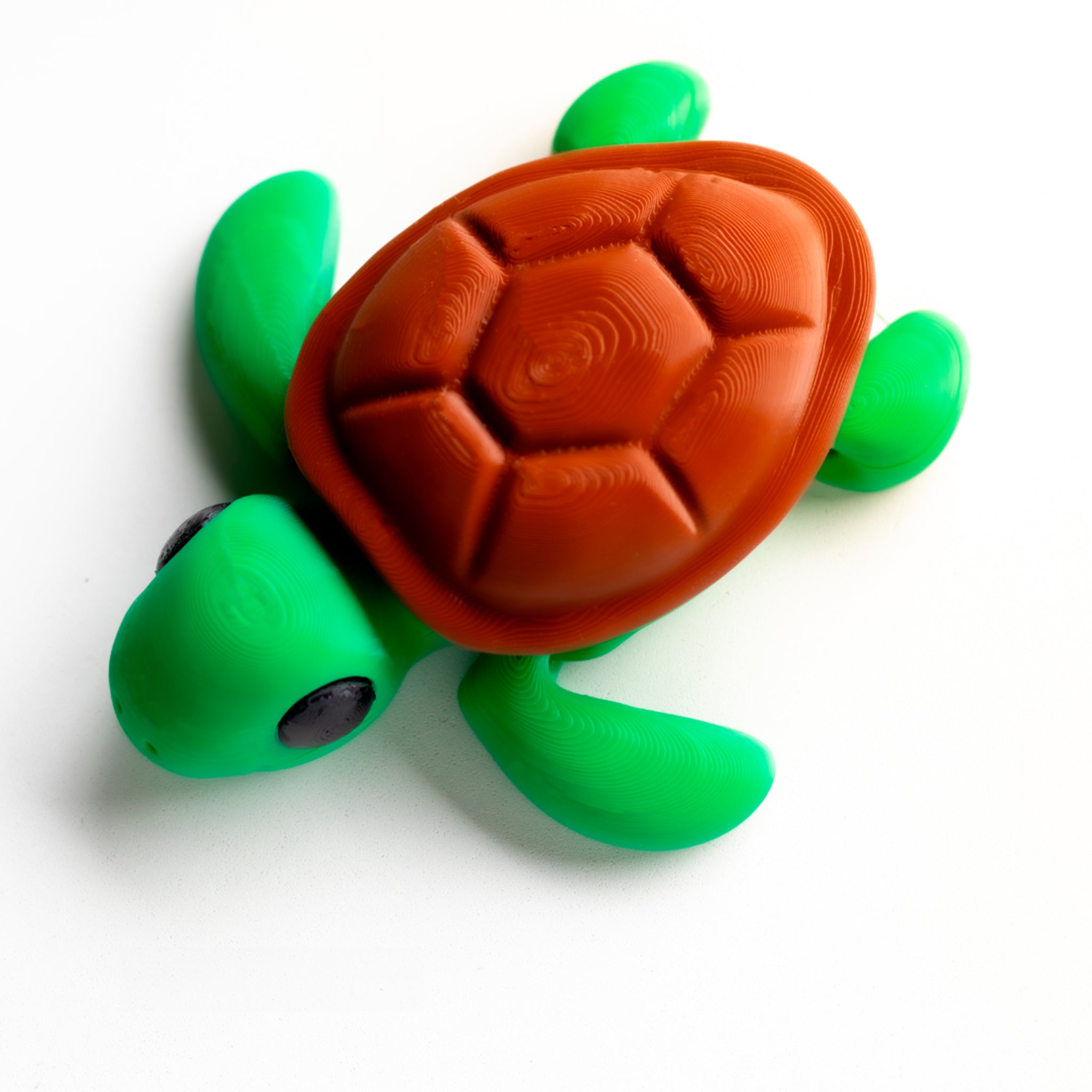 Flexi Friend Turtle - Flexible 3D Printed Toy