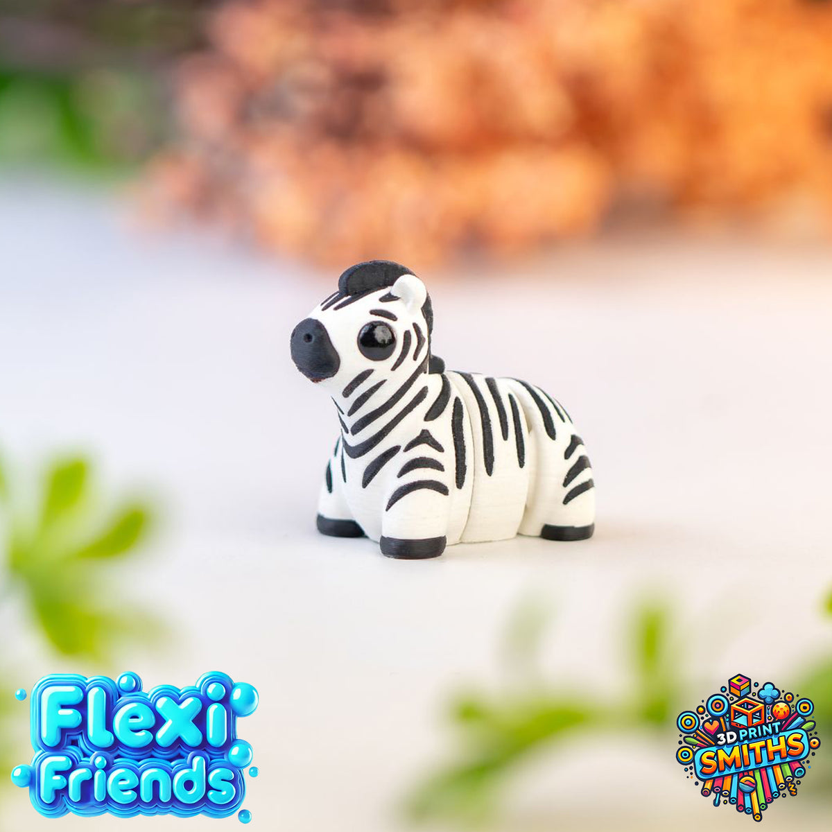 Flexi Friend Baby Zebra - Flexible 3D Printed Toy