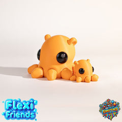 Flexi Friend Dumbo Octopus - Flexible 3D Printed Toy