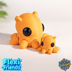Flexi Friend Dumbo Octopus - Flexible 3D Printed Toy