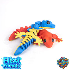 Flexi Friend Gecko - Flexible 3D Printed Toy
