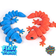 Flexi Friend Gecko - Flexible 3D Printed Toy