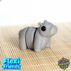 Flexi Friend Hippo - Flexible 3D Printed Toy