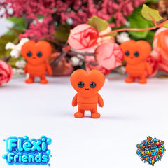 Flexi Friend Tiny Heart - Flexible 3D Printed Toy