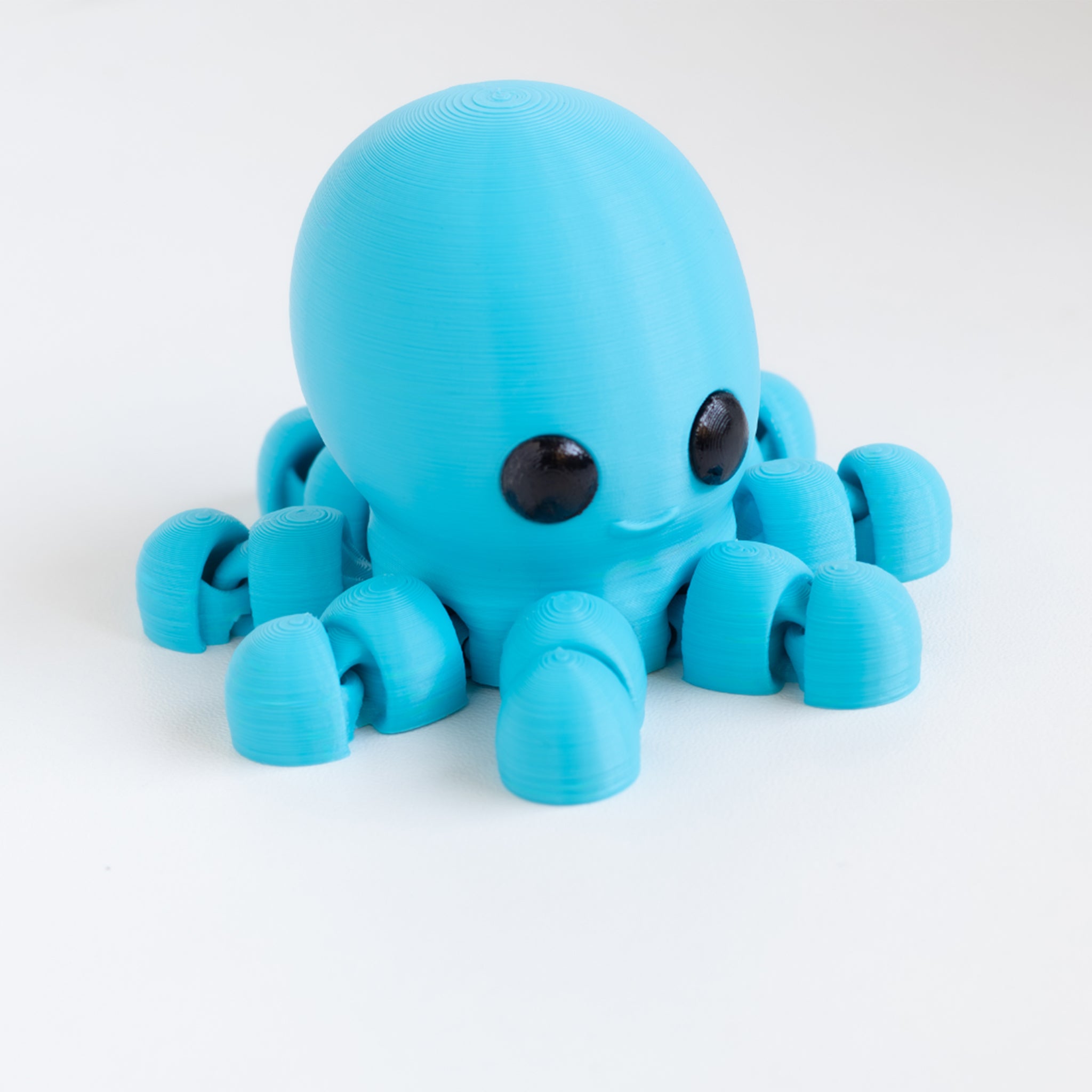 FlexiFriend Blue Octopus - Flexible 3D Printed Toy