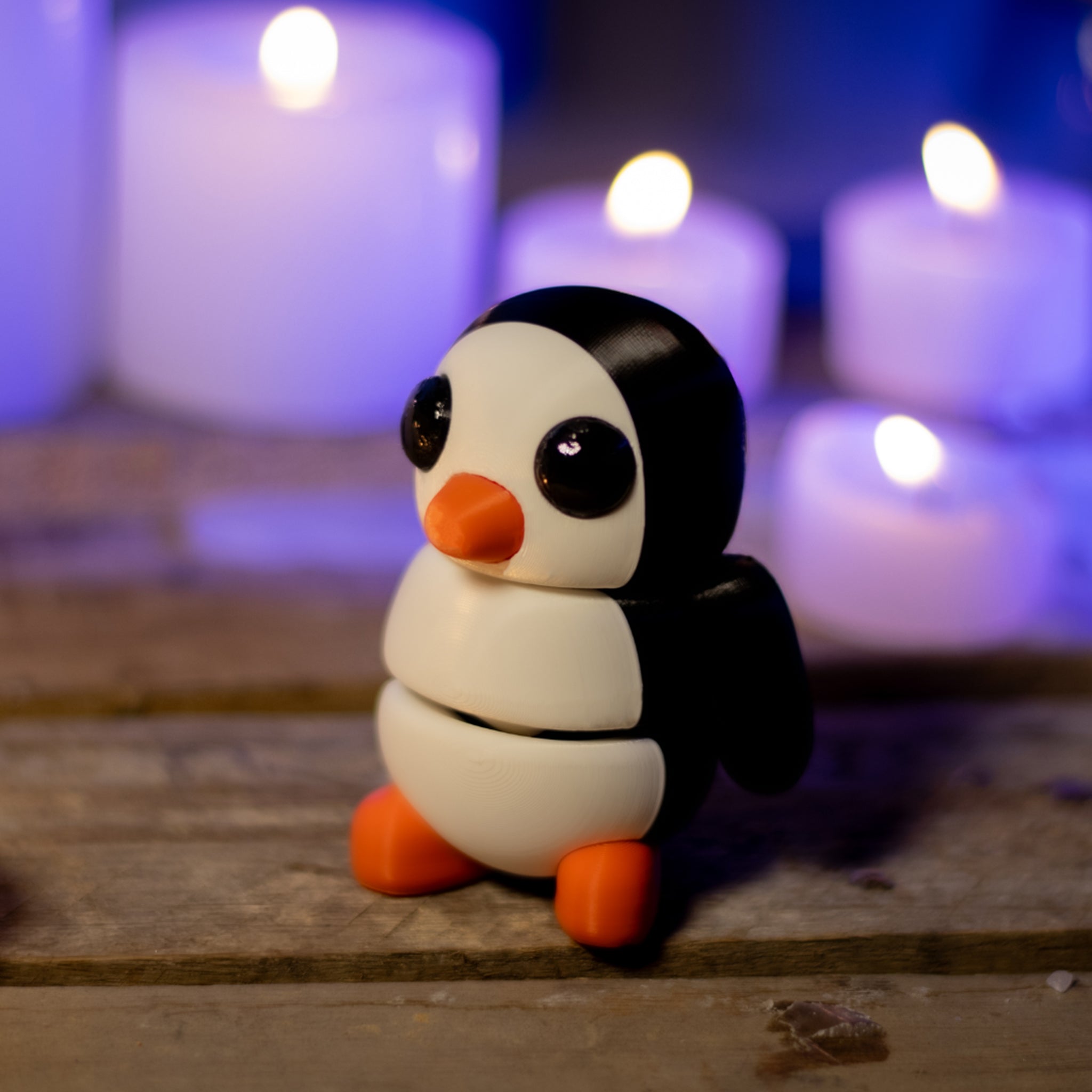 FlexiFriend Penguin - Flexible 3D Printed Toy