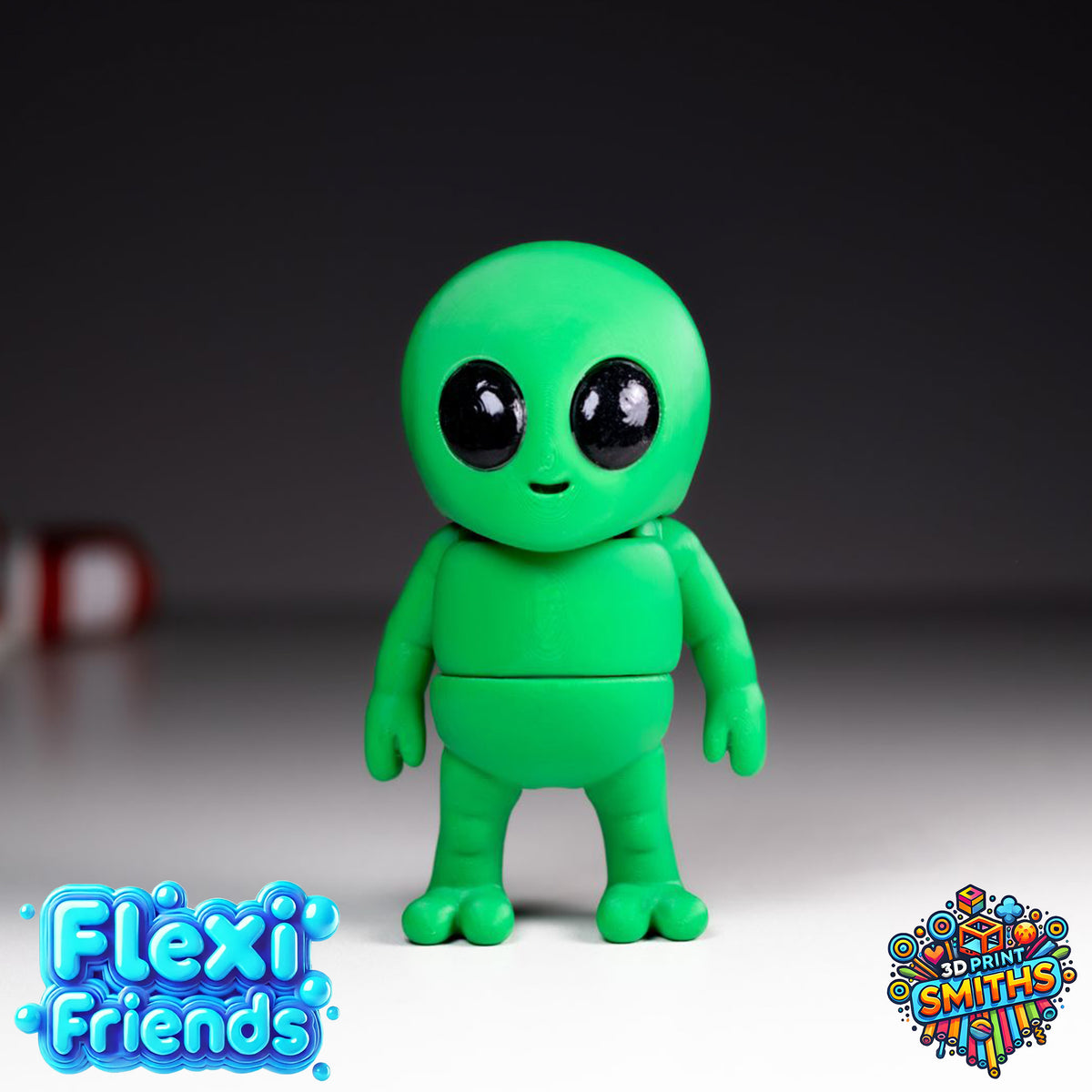 Flexi Friend Tiny Alien - Flexible 3D Printed Toy