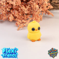 Flexi Friend Tiny Chick - Flexible 3D Printed Toy
