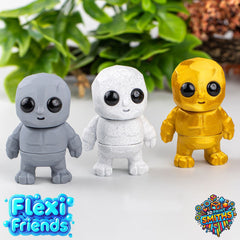 Flexi Friend Tiny Rock Golem - Flexible 3D Printed Toy