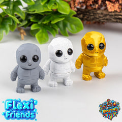 Flexi Friend Tiny Rock Golem - Flexible 3D Printed Toy
