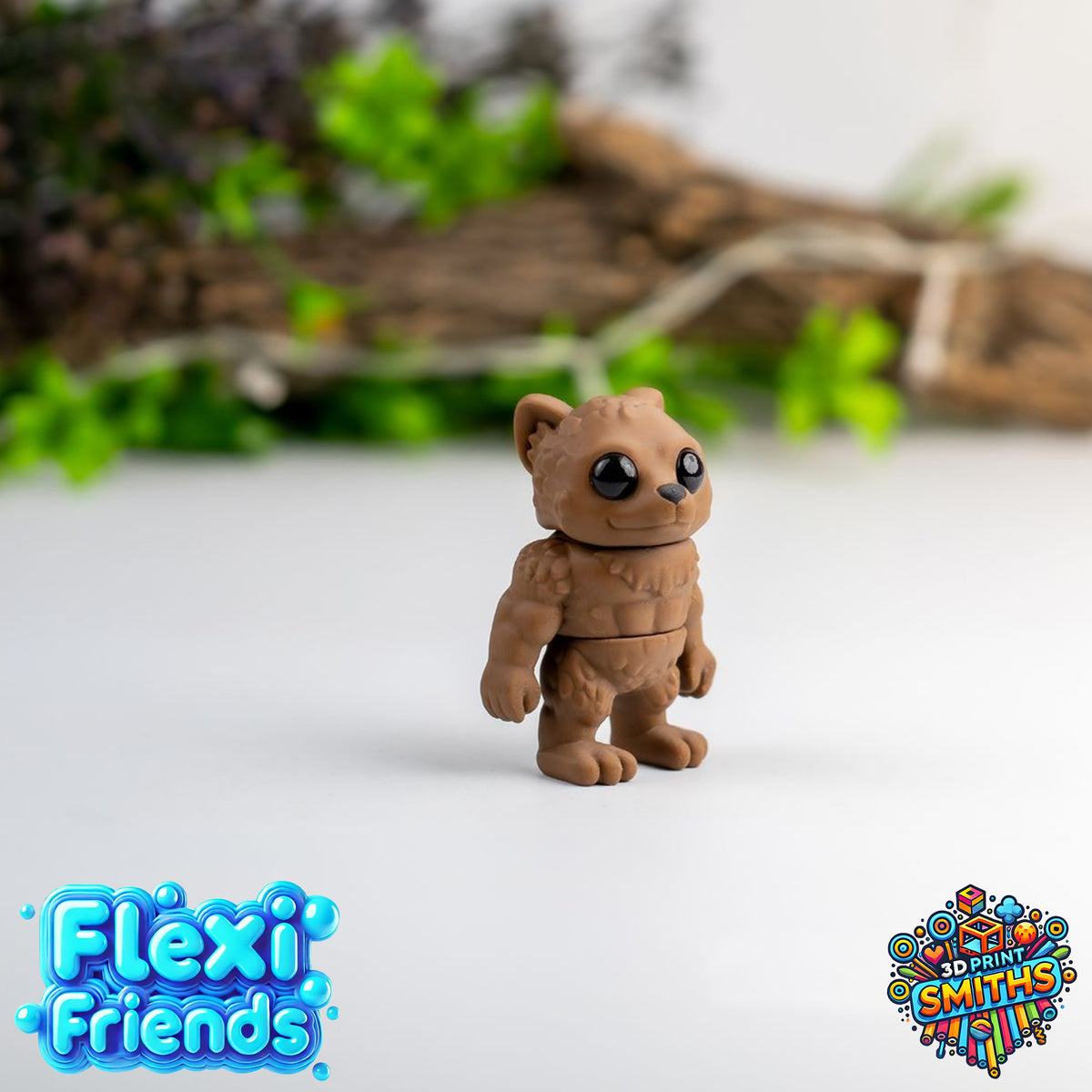 Flexi Friend Tiny Werewolf - Flexible 3D Printed Toy