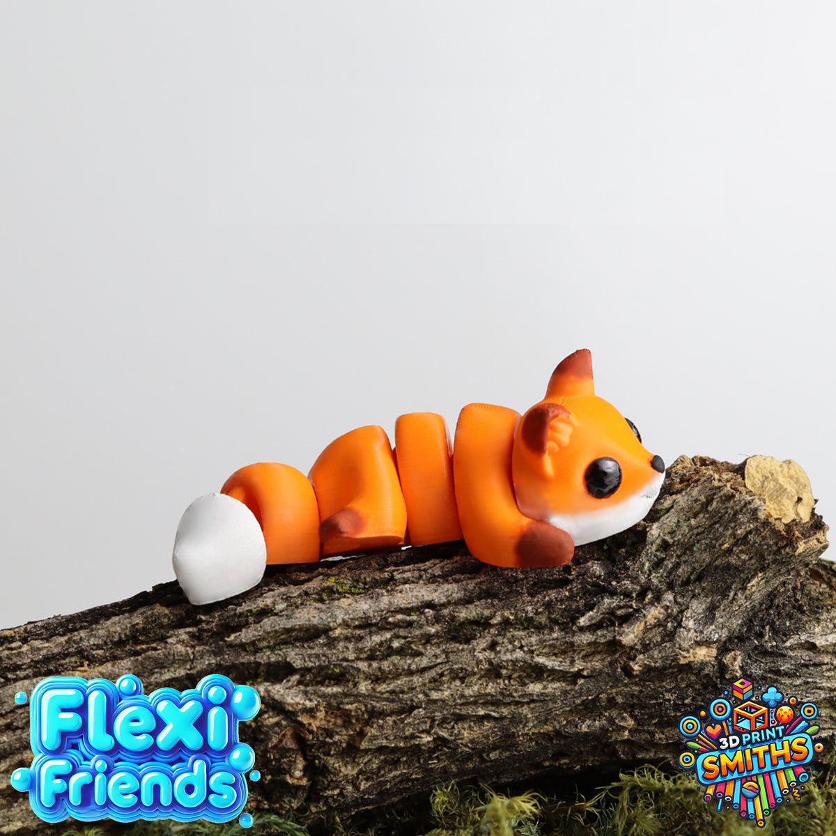 Flexi Friend Woodland Fox - Flexible 3D Printed Toy
