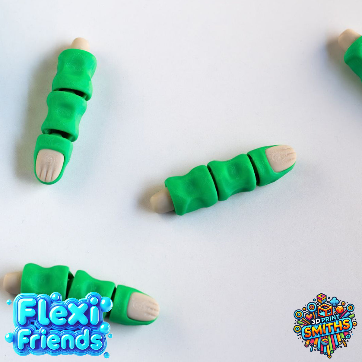 FlexiFriend Zombie Finger - Flexible 3D Printed Toy