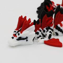 3D Printed Koi Dragon | Multi-Colour Articulated Fidget Toy