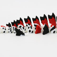 3D Printed Koi Dragon | Multi-Colour Articulated Fidget Toy