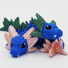 3D Printed Axolotl Dragon | Multi-Colour Articulated Fidget Toy