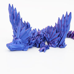 3D Printed Baby Crystalwing Dragon | Single Colour Articulated Fidget Toy